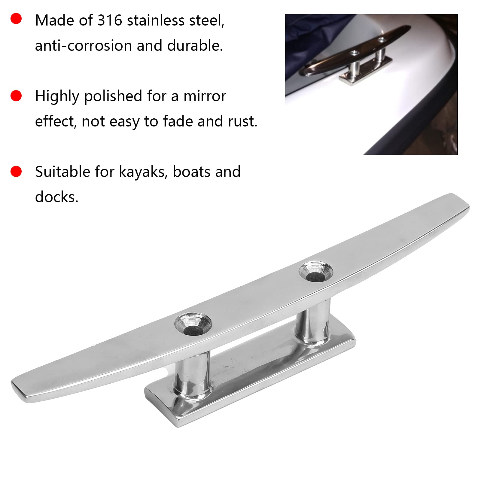 Lot De 4 Taquets D'amarrage En Bronze 10,2 Cm - Pour Bateaux, Kayaks, Ou Décoration Marine DIY