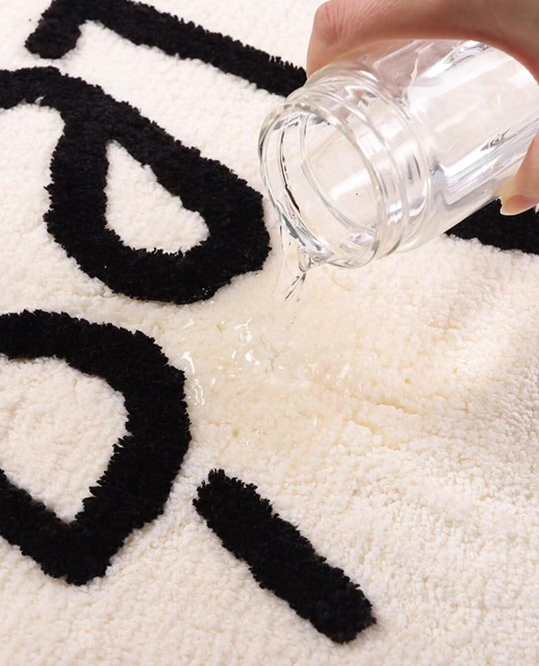 Alfombras de baño con letra ENTER/BATH,alfombra de baño de colores mezclados,alfombra de baño de microfibra antideslizante absorbente de agua,alfombrillas lavables,alfombrilla para puerta de entrada
