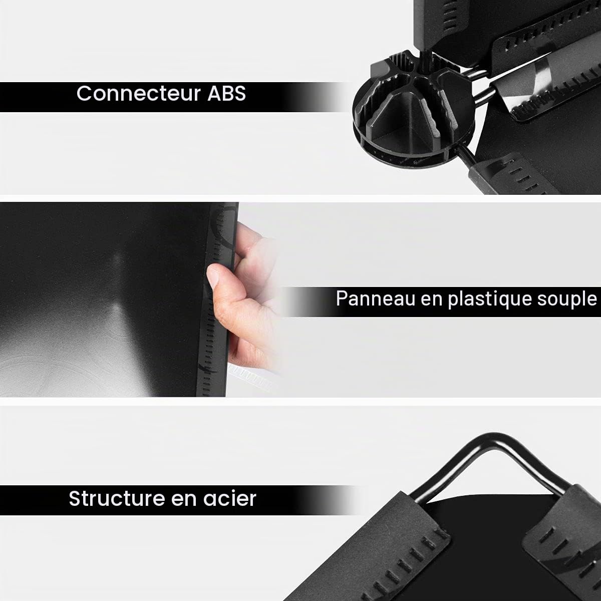 GOPLUS Armoire Penderie Portable, Étagère de Rangement Modulable en Plastique, Bricolées & Empilables avec Portes, Crochets, Dispositif Anti-Renversement pour Chambre (20 Cubes)