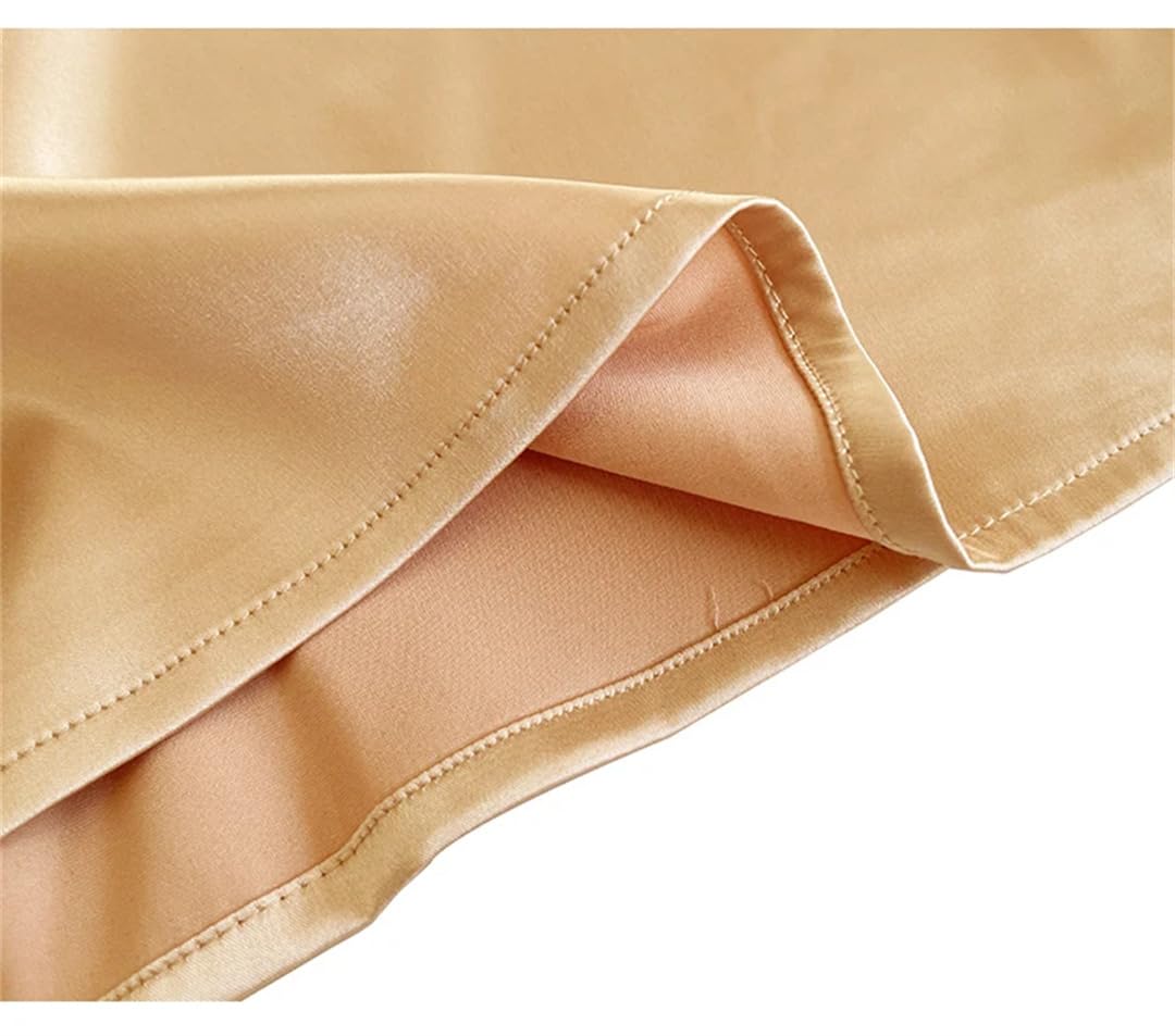 Canottiera estiva da donna in pizzo ricamato, senza maniche, in raso, scollo a V, casual