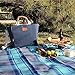 Extra Large Picnic Cooler Tote Bag, Portable and Soft Insulated Camping Coolers for Outdoor Beach Travel Navy Blue