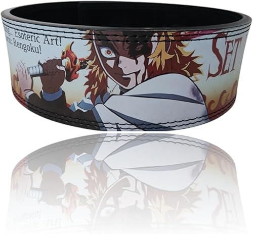 Cinturón de palanca de anime, cinturón de levantamiento de pesas, cinturón de levantamiento de pesas, cinturón de gimnasio para soporte de espalda,