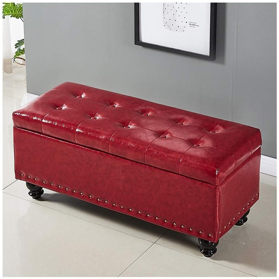 Tabouret de rangement pour optimiser l'espace, pouf rectangulaire multifonctionnel avec tiroir
