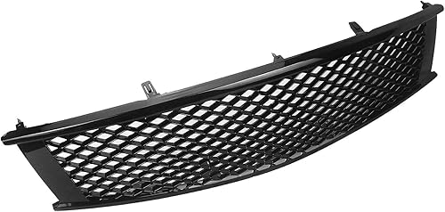 Miniatura 4 de Rejilla de parachoques delantero compatible con Infiniti 2008-2013 G37 de malla de parachoques negro brillante