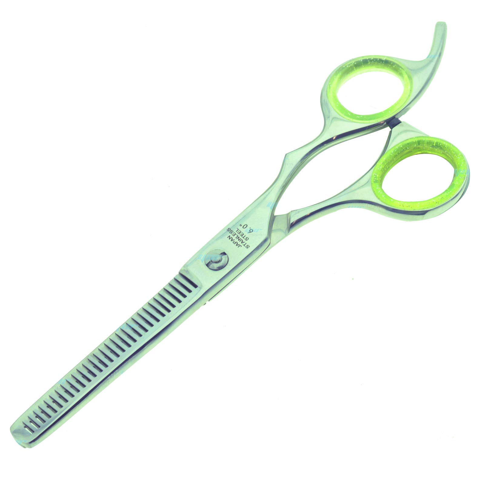 YNR Hairdressing scissor Hair Scissor for Professional Hairdressers 6 Inch length and Stainless Steel Hair Cutting Shears with Leather Pouch - For Salon Barbers, Men, Women,Adults (Dual Thinning 6