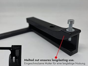Articulated Under Table Mount, Concealed Sliding Streaming Tools, Compatible with Stream Deck XL 32 Key Programmable Controller, for PC Gaming Devices of Gamers (Black)