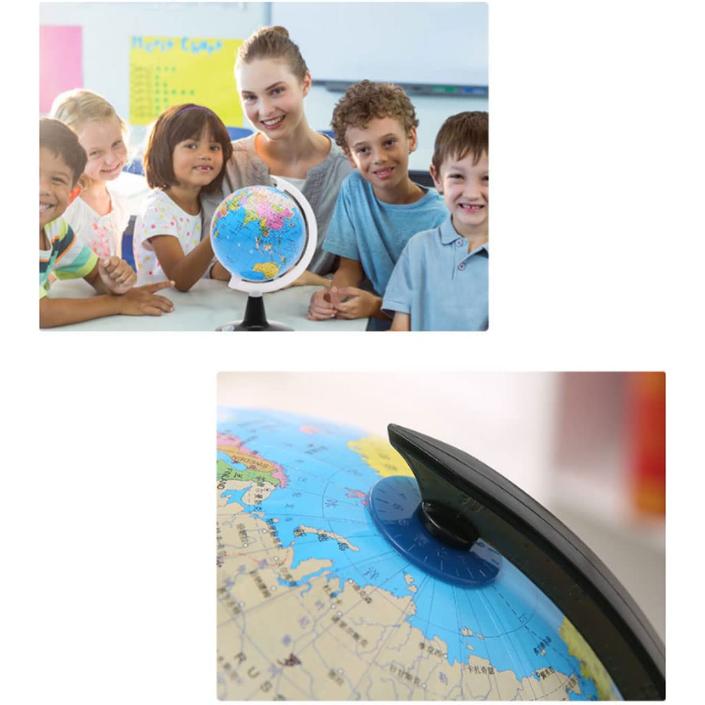 Globus świata Miniwereld met standaardbol, creatieve driedimensionale ornamenten, educatief geschenk, leer aardrijkskunde, voor school piękno i funkcjonalność