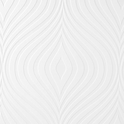 Miniatura 4 de Graham and Brown 17583 - Papel pintado blanco con curvas