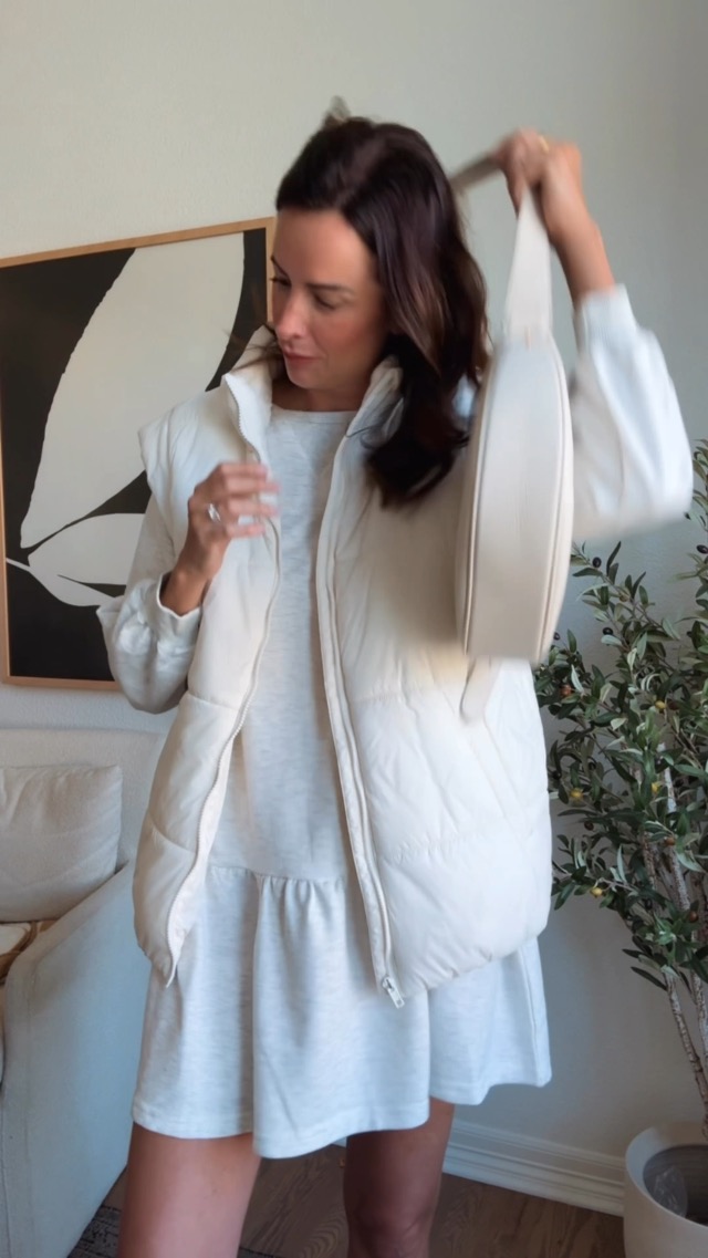 Watch This cute sweatshirt dress fits tts in 15 colors! on Amazon Live