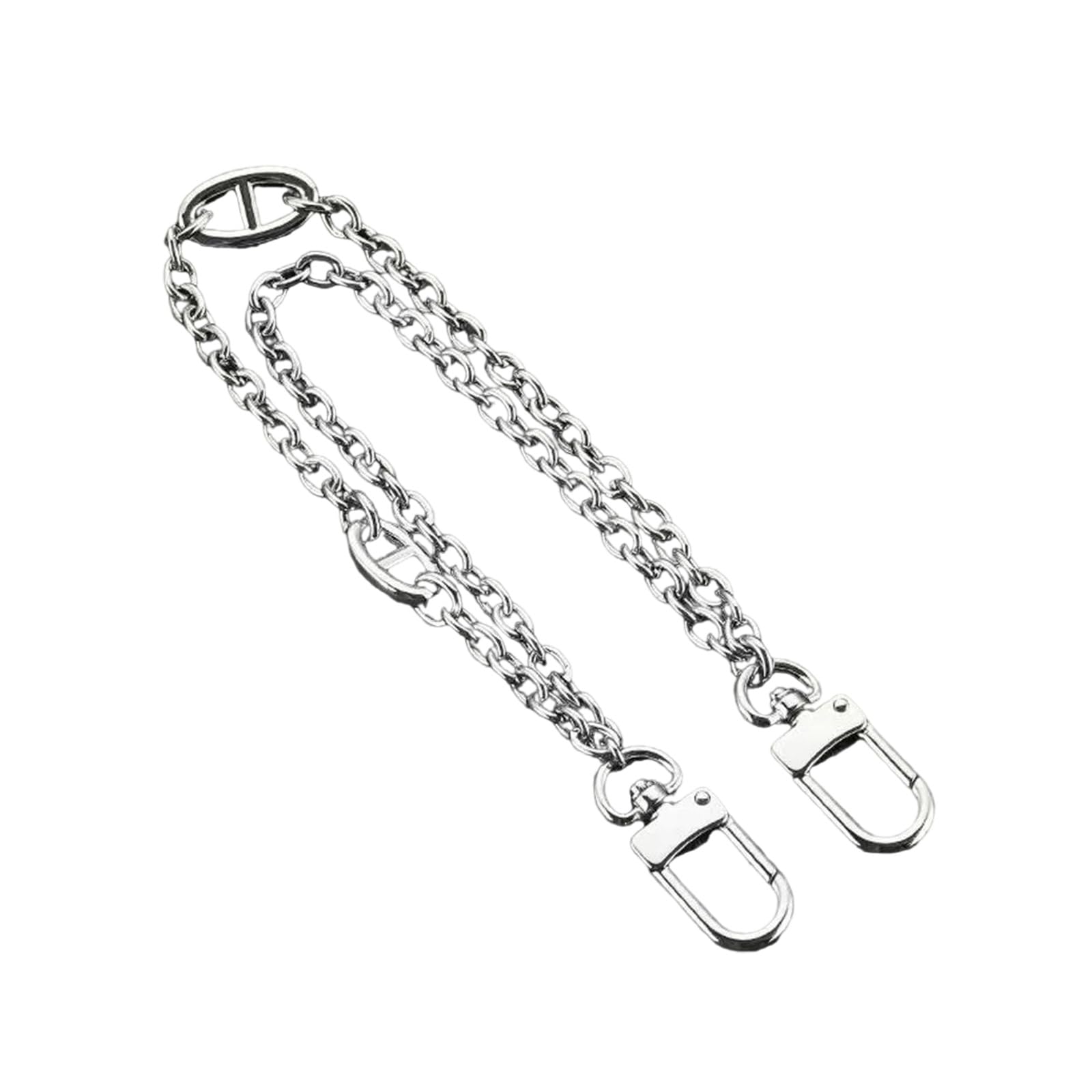 Amazon.co.jp: BIUSHER ダブルレイヤーバッグチェーン メタルバッグ