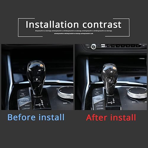 Miniatura 2 de CHEYA Cubierta de palanca de cambios de coche ABS para BMW Serie 3 G20 G28 2019 2023 Accesorios de automóvil