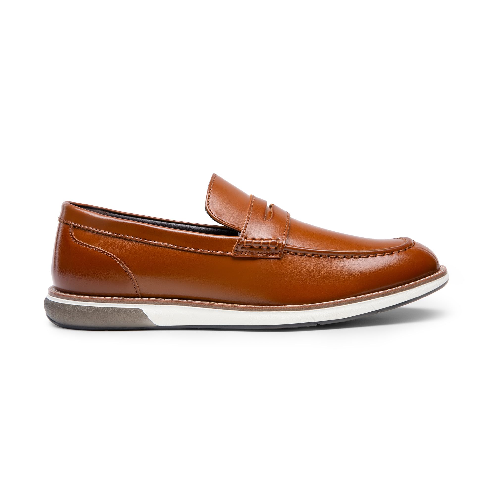 Bruno Marc Mocassini Penny Eleganti Uomo Slip-on | Soletta in morbida schiuma vegana con supporto plantare e suola TPR antiscivolo per comfort e stabilità tutto il giorno