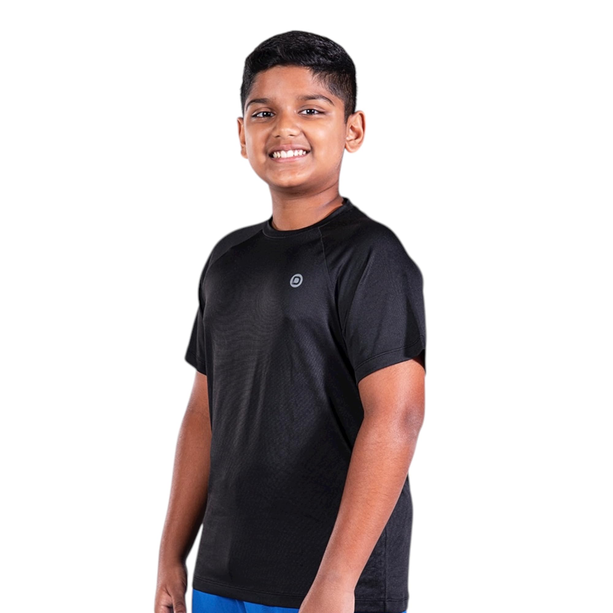 T-Shirt for Boy's |Super Combed Kids T-Shirt | Solid Plain | Round Neck, Black