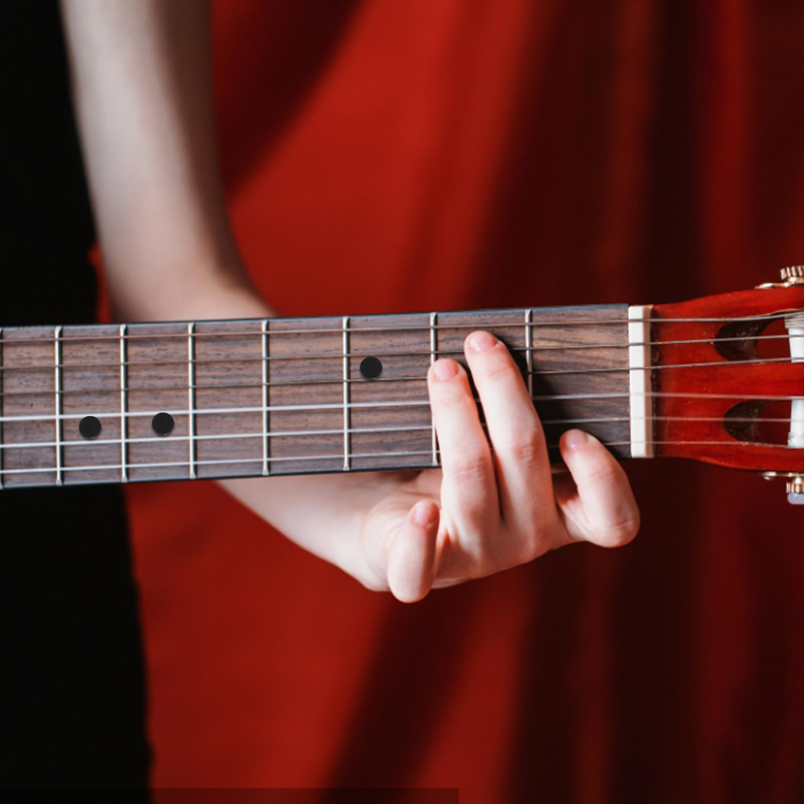 ibasenice 100pcs Acrylic Guitar Fretboard Inlay Dots Dot Position Markers for Beginners