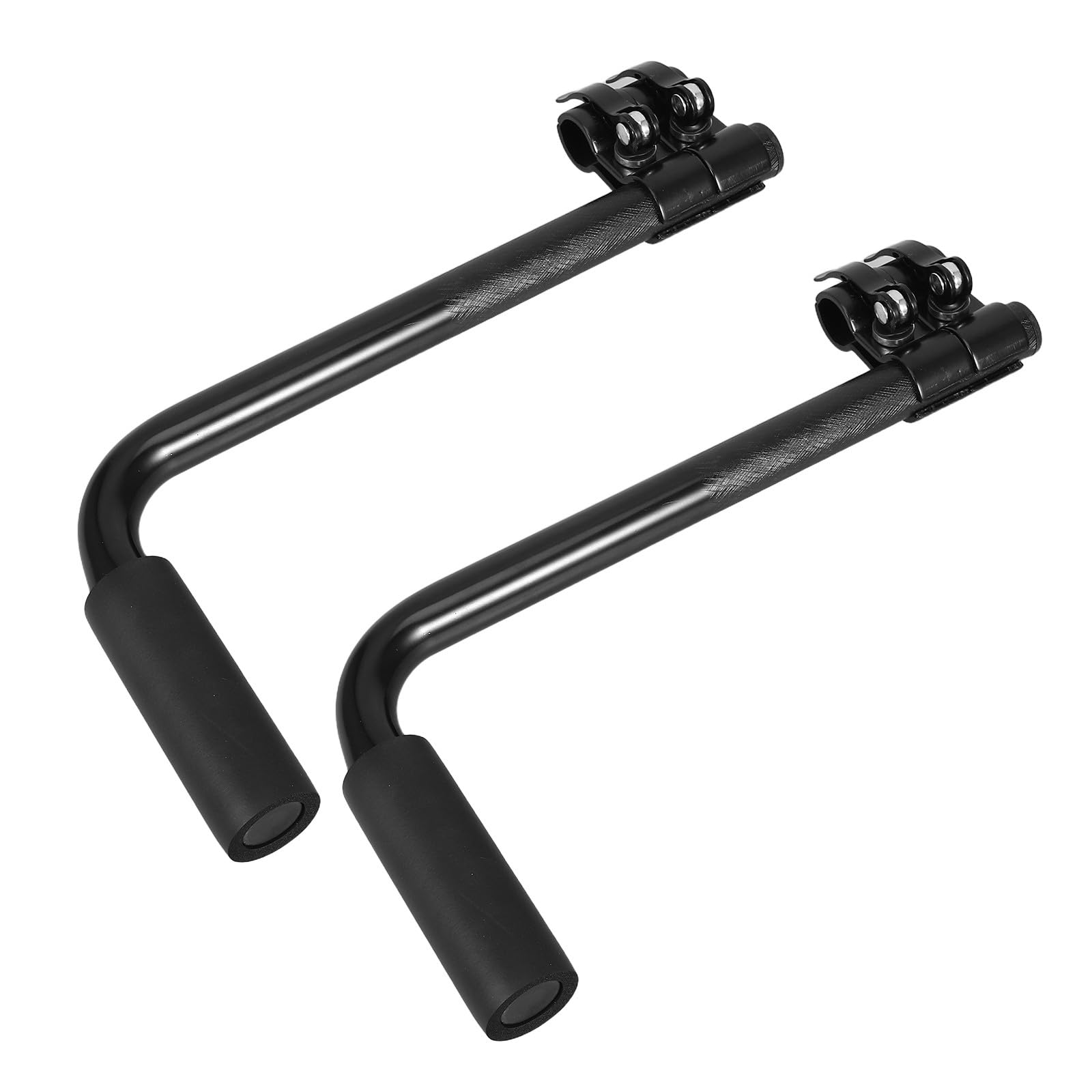 2 extensores de manillar para silla de ruedas/cochecito, accesorios de asistencia para adultos, capacidad de peso de 136 kg (300 lbs), altura ajustable y diseño ergonómico.