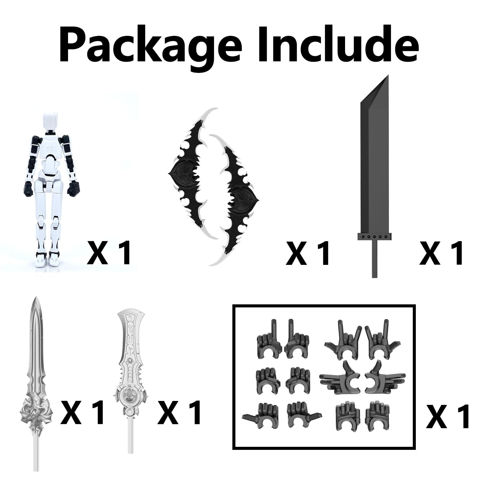 Snapklik.com : (Assembly Completed) 3D Printed Action FigureT13 Robot ...