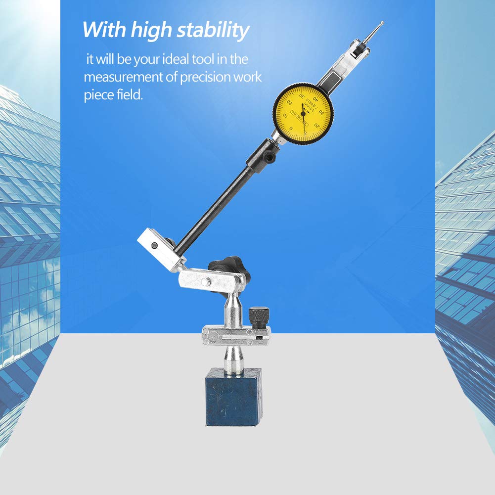Base Magnetica Per Comparatore - Regolabile In Lega Alluminio, Campo 0-0.8mm, Per Misurazioni Di Precisione - Foto 6