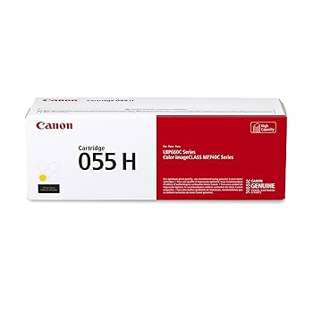 Amazon.com: Canon Genuine 055 Yellow Toner Cartridge High