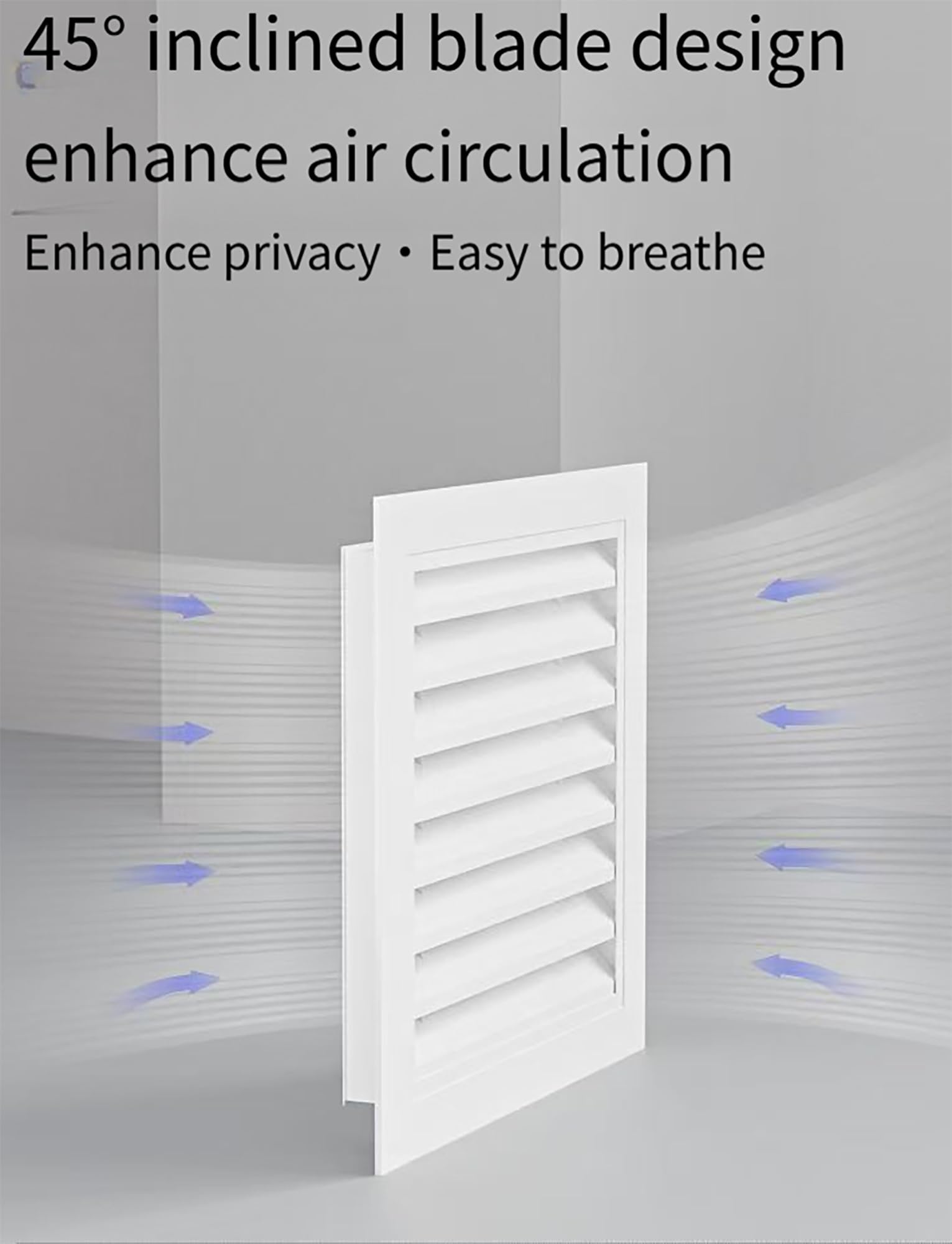 Cubierta de ventilación extractora de aleación de aluminio, cubiertas de ventilación con rejillas for baño, hogar, cocina, techo y paredes exteriores(27.6x15.7in (70x40cm))