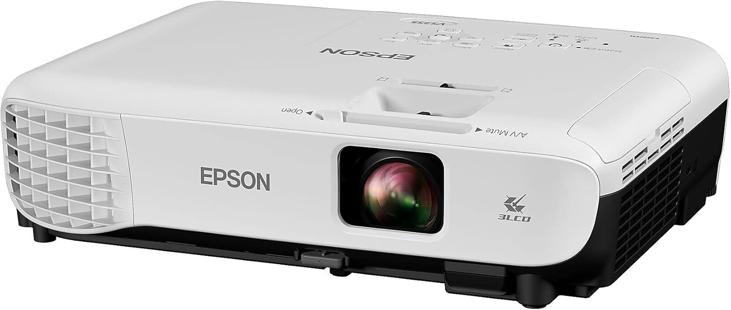 Epson VS355 WXGA 3,300 lumens color brightness (color light output) 3,300 lumens white brightness (white light output) HDMI 3LCD projector