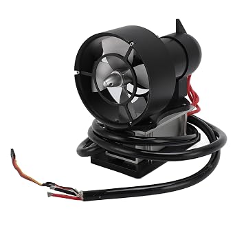 Underwater Thruster, 12-25.2V 11kg Thrust Brushless Motor with 4 Blades Propeller for Kayak ROV RC Boat Submarine CCW