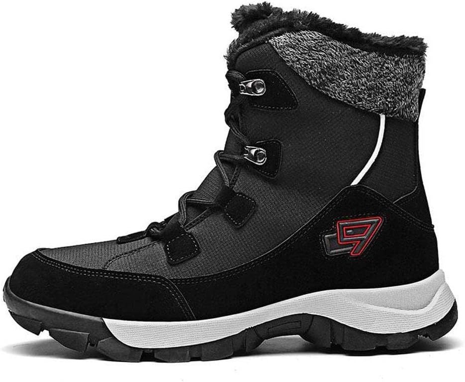 Asifn Womens Ankle Snow Boots Men Winter Lined Warm Anti-Slip Cozy Casual Outdoor Comfortable Shoes Booties