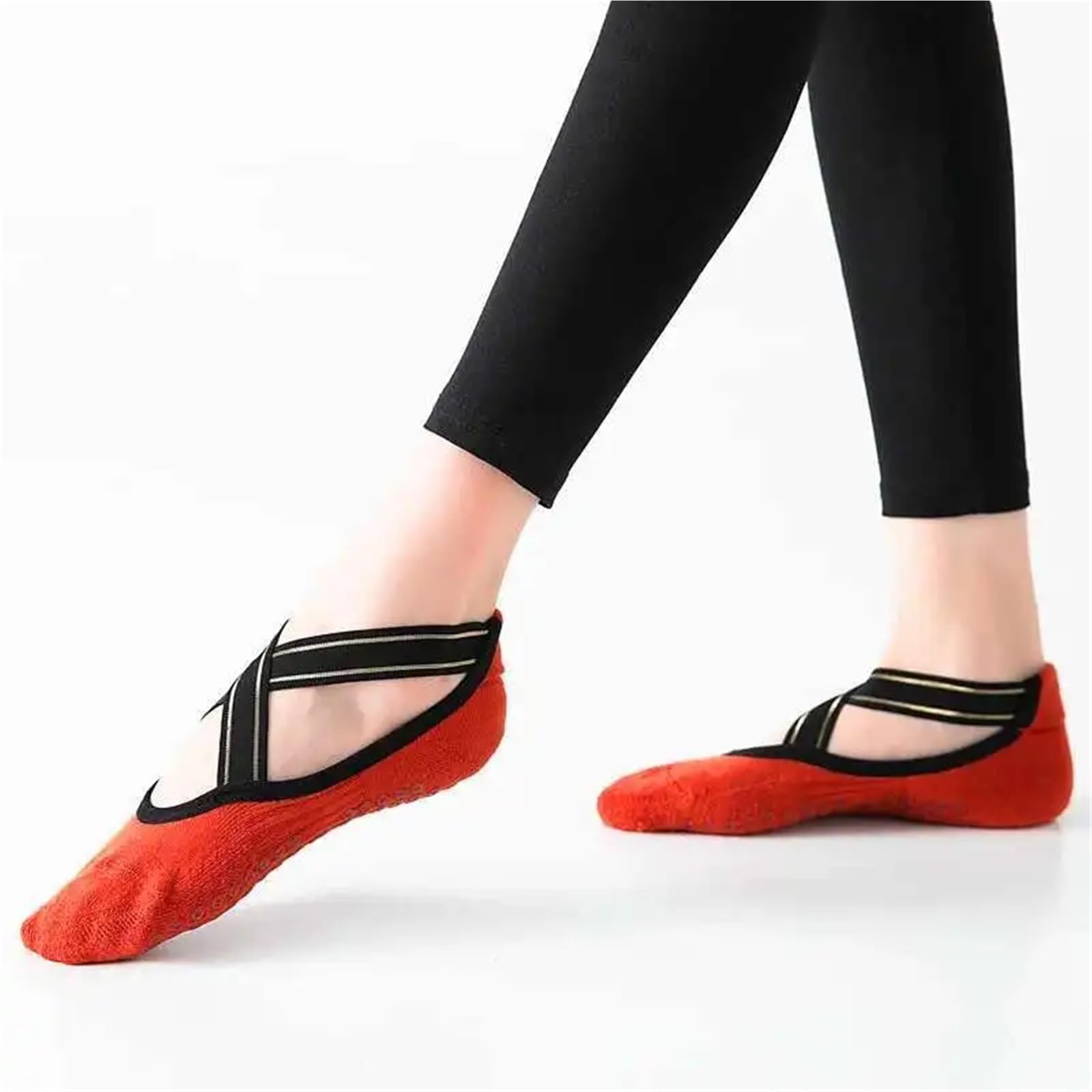 Lot de 3 paires chaussettes yoga respirantes et à séchage rapide for Pilates, danse, fitness, barre, dos nu, for fille