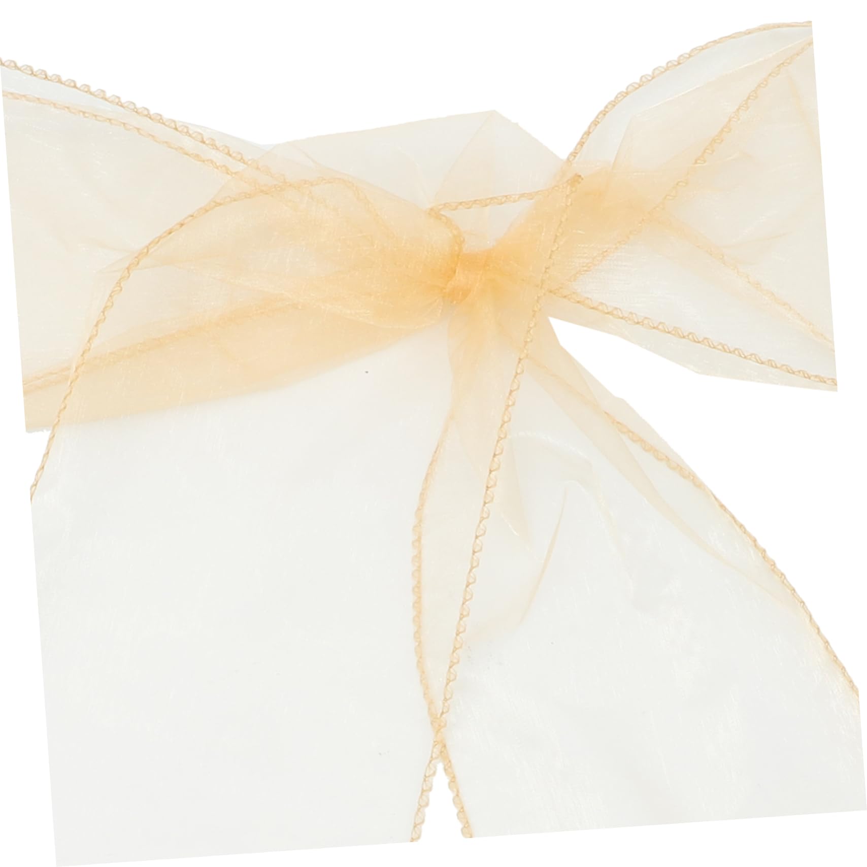 LIFKOME Fodere per Schienale Sedia in Organza Oro, 25 Pezzi per Matrimonio