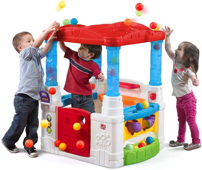 Crazy Maze Toddler Ball Pit, Kids Playhouse, Indoor/Outdoor Playset, Interactive Play with Sounds, Includes 20 Colorful Balls, Made of Durable Plastic, For Toddlers 1.5+ Years Old