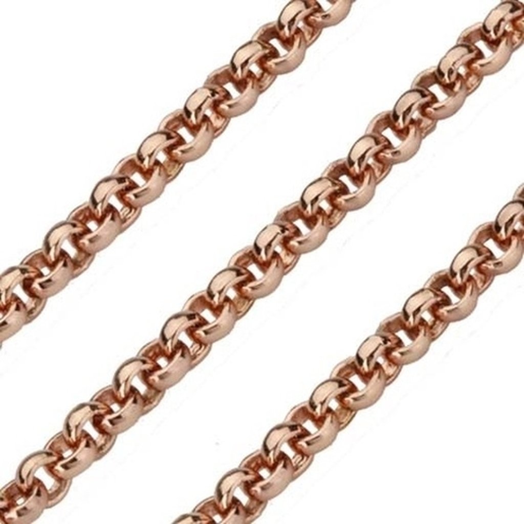 Quoins QK-ER1-50 Women's Necklace Chain Rose-Coloured Stainless Steel 50 cm