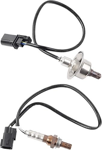 Dasbecan Sensor de oxígeno ascendente y descendente 234-5029 234-4238 compatible con KIA Sportage Sorento Optima Rando Forte 5 Koup 2.4L y Hyundai