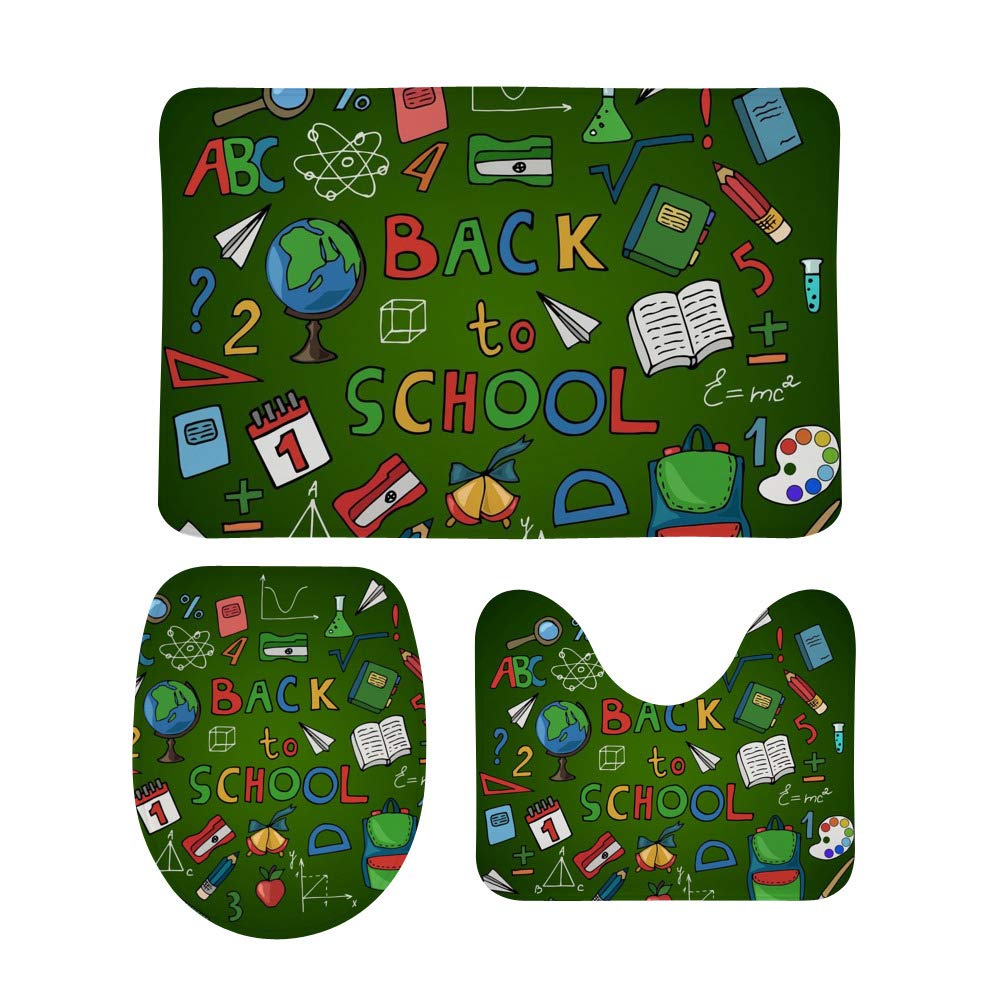 Tapis de bain haute absorption d'eau et lot de 3 tapis de sol antidérapants
