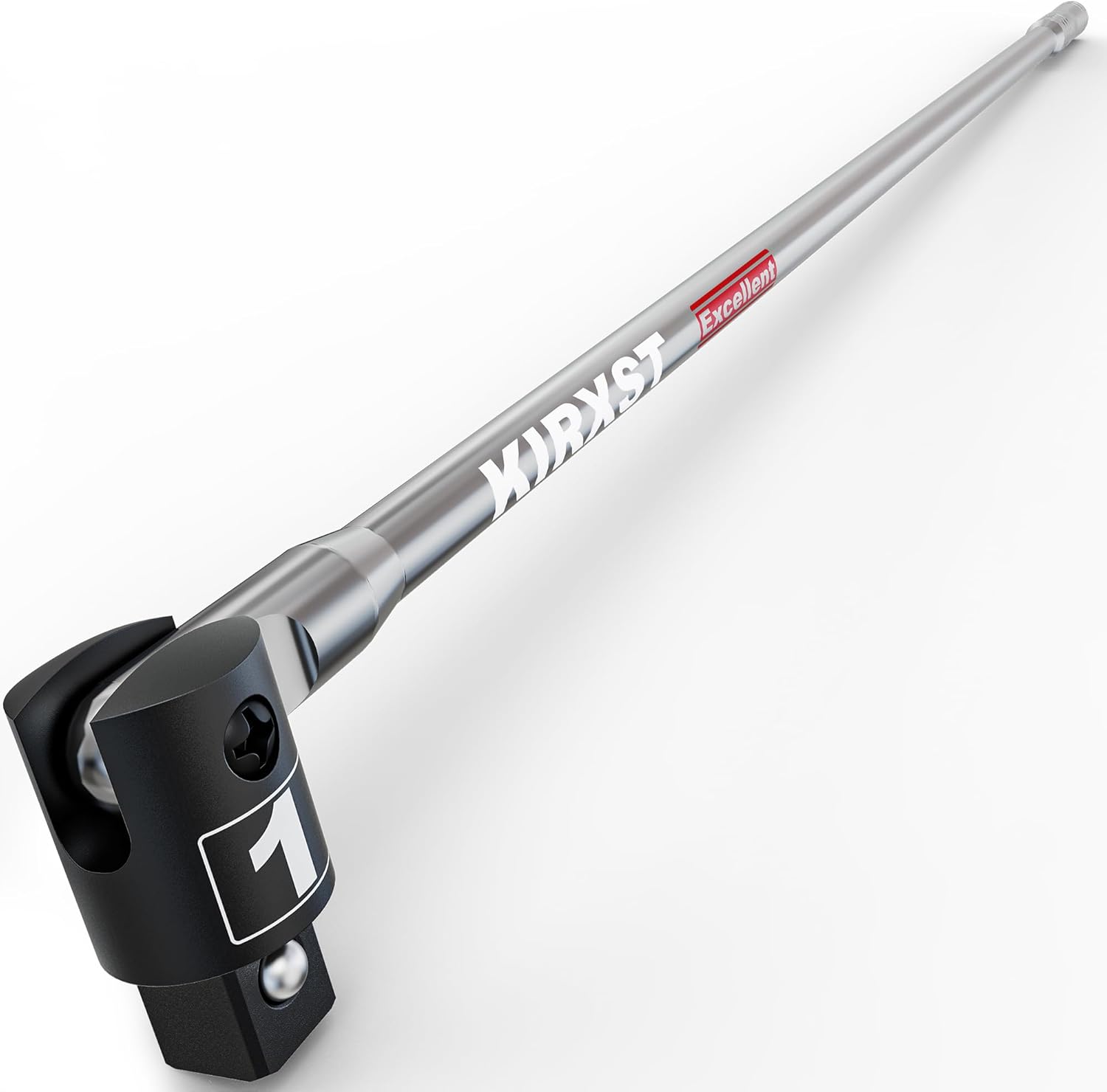 32-Inch 1/2” Drive Breaker Bar, Heavy Duty Extension Breaker Bar, 250° Rotatable Head, Premium Chromium Molybdenum Steel, Mechanical Work, Automobile and Motorcycle Maintenance and Repair