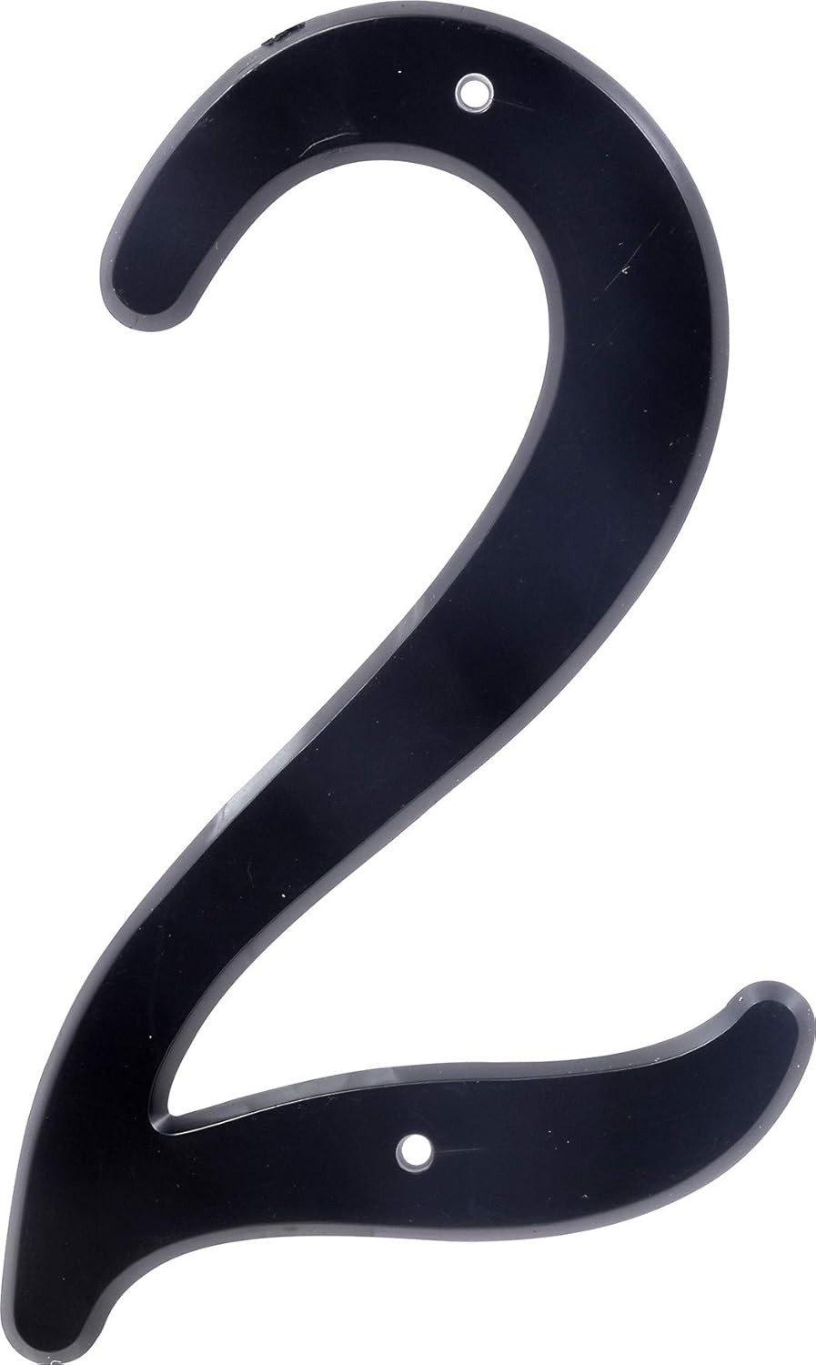 Hillman 839750, 4-Inch Black House Number 0, Nail Plastic (Pack of 2)