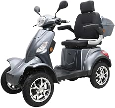Elektromobil „VITA CARE 4000“ – Seniorenmobil 25 km/h, 50 km Reichweite, 4-Rad E-Scooter mit Straßenzulassung, Blei-Gel Akku, Grau Produktbild