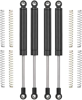 RCLions 4pcs RC Shocks Absorber 120mm Damper Internal Spring for 1/10 RC Crawler Car TRX4 SCX10 D90 scx10 Upgrades