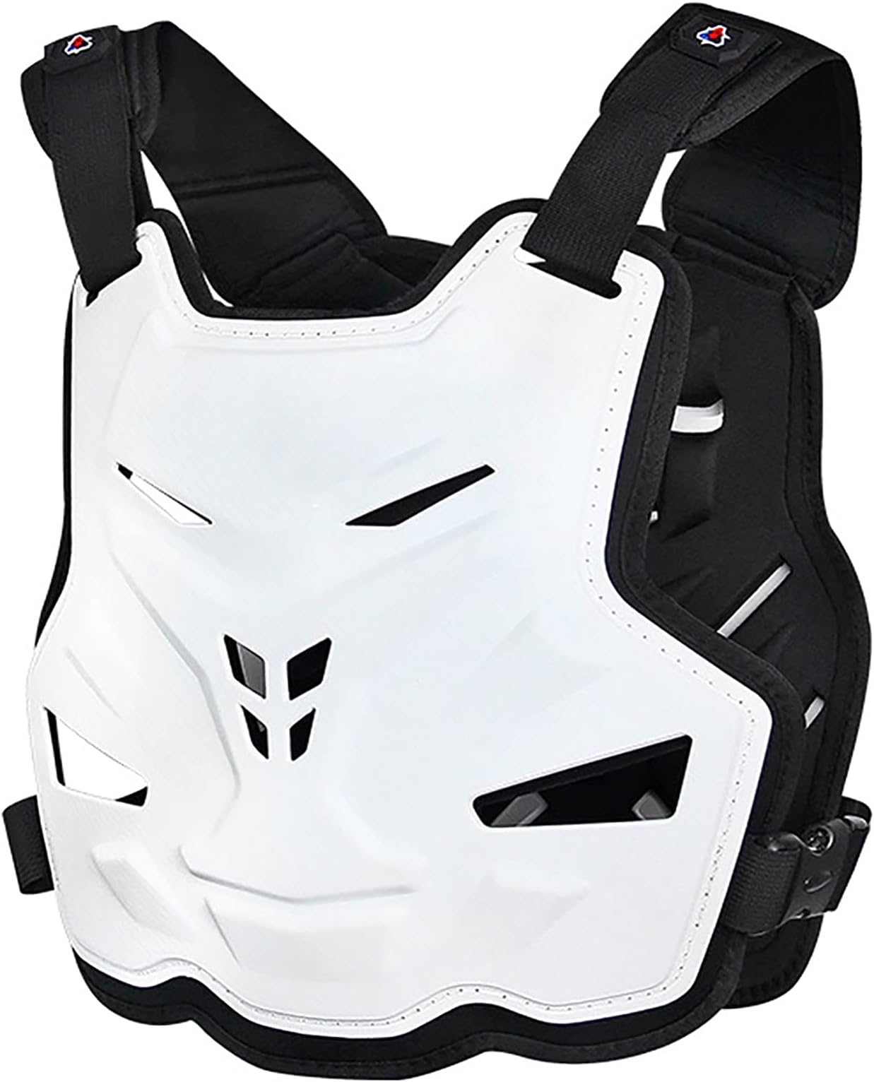 Kids Body Armor,Motorcycle Body Armour Armor Chest Protector Back Protector Motocross ATV Guard Cycling Skiing Riding Skateboarding Chest Back Spine Protection White,均码