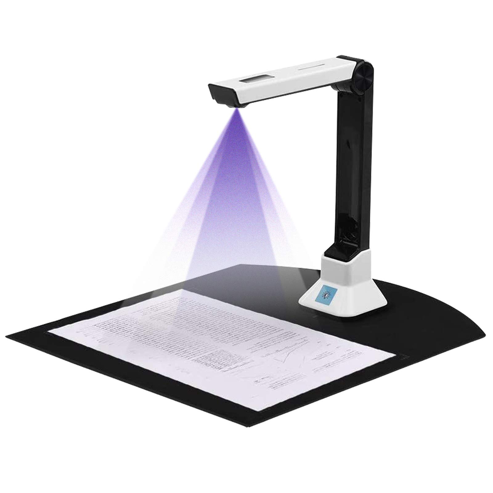 Document Camera for Teachers, Portable USB Document Camera Scanner with Stand 8MP HD A4 Format Doc C