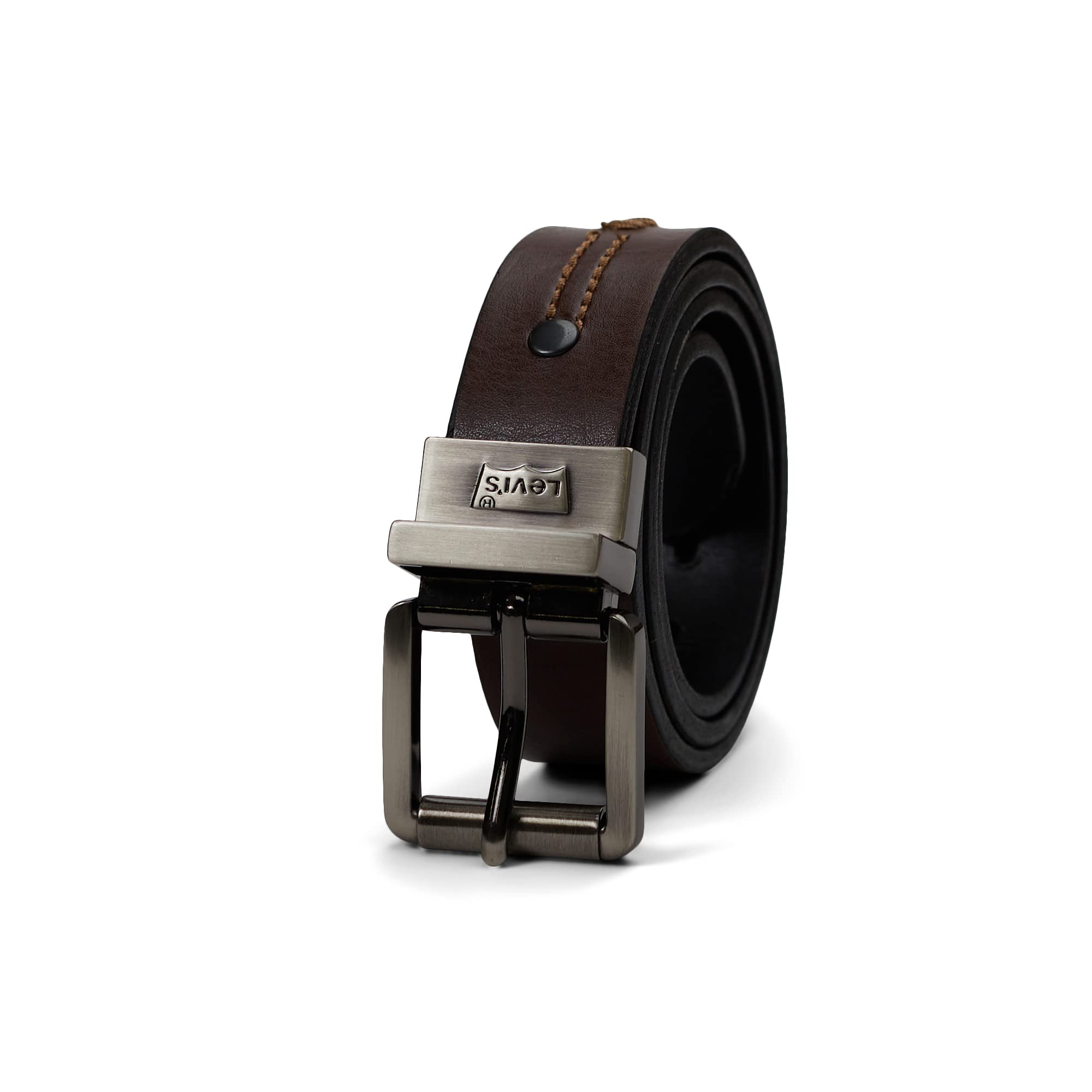 Big Kids Belt - School Friendly Casual Two-in-One Reversible Belt
