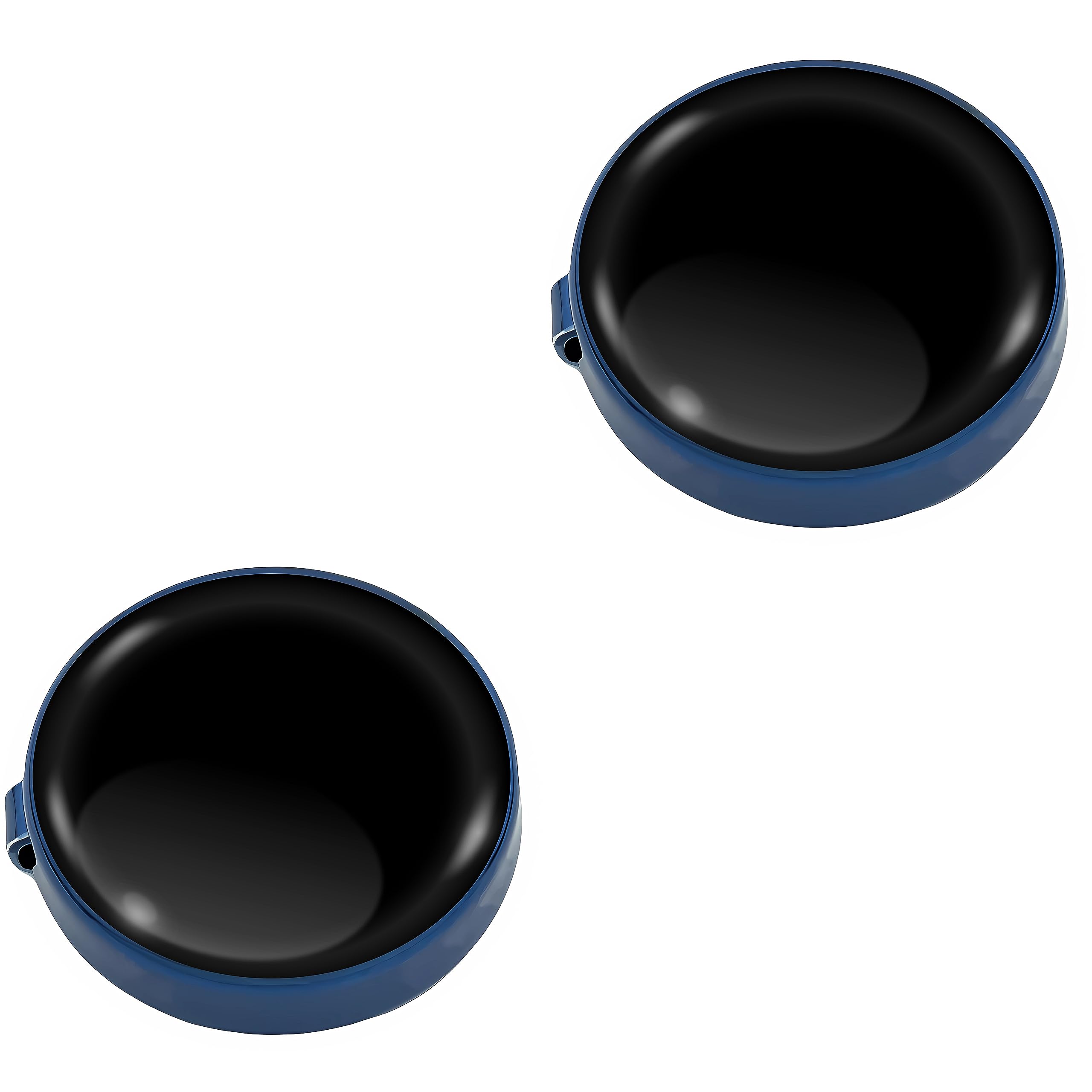 OoSsSoO Button cover Mens shirt Button covers Enamel craft Used for Formal Business Wedding Tuxedo Shirt cuffs buttons (A Dark blue small)