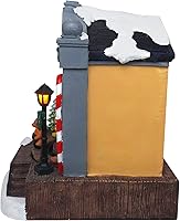 Vista 2 de Aldea Navideña de Circo de Mesa - Aldea de Invierno Pre-iluminada con Nieve - Perfecta Adición a tus Decoraciones Navideñas de Interior - Gran Pieza