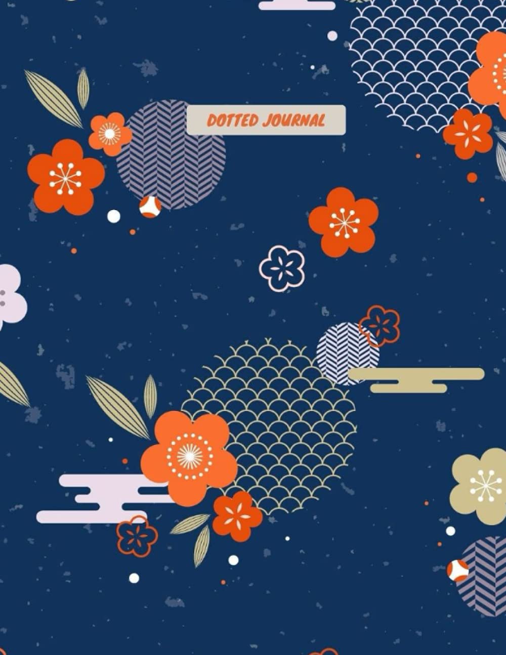 Japanese Plums Dotted Bullet Journal, Large