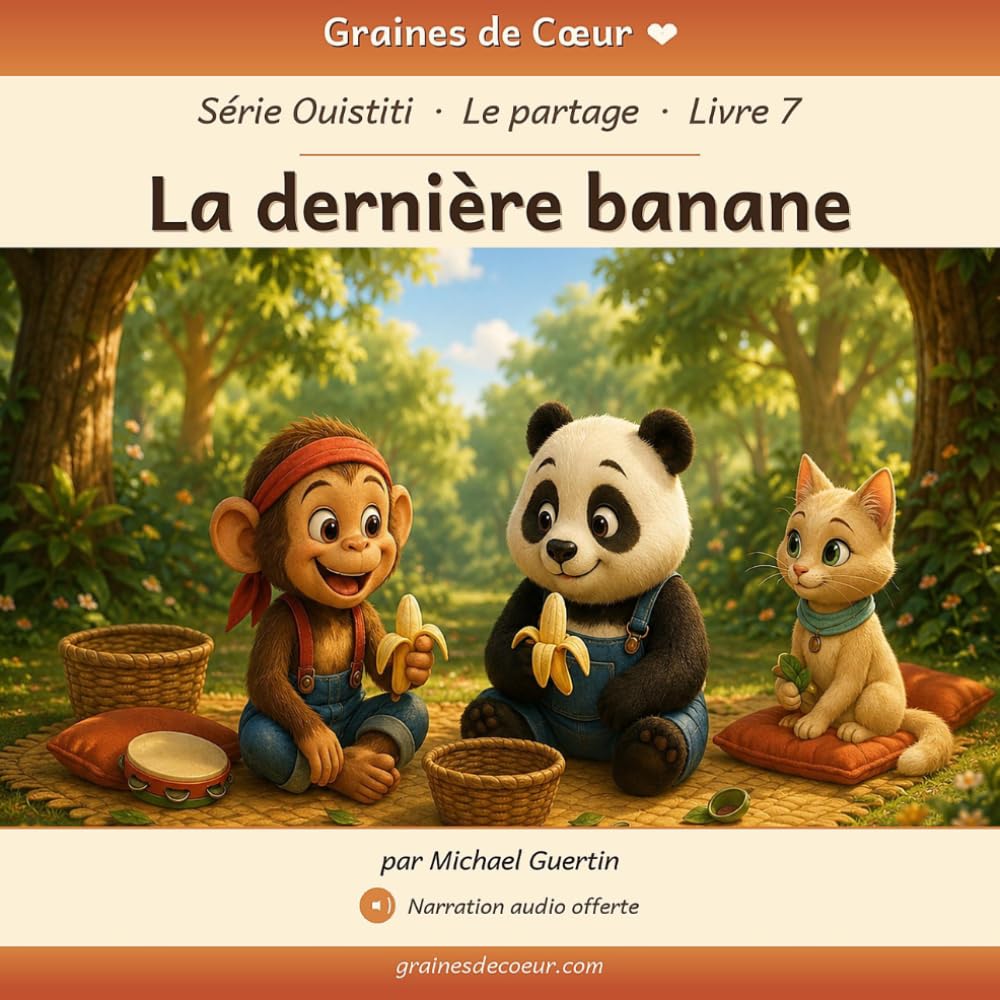 La dernière banane: Une histoire de partage avec Ouistiti (Graines de Cœur — Ouistiti)