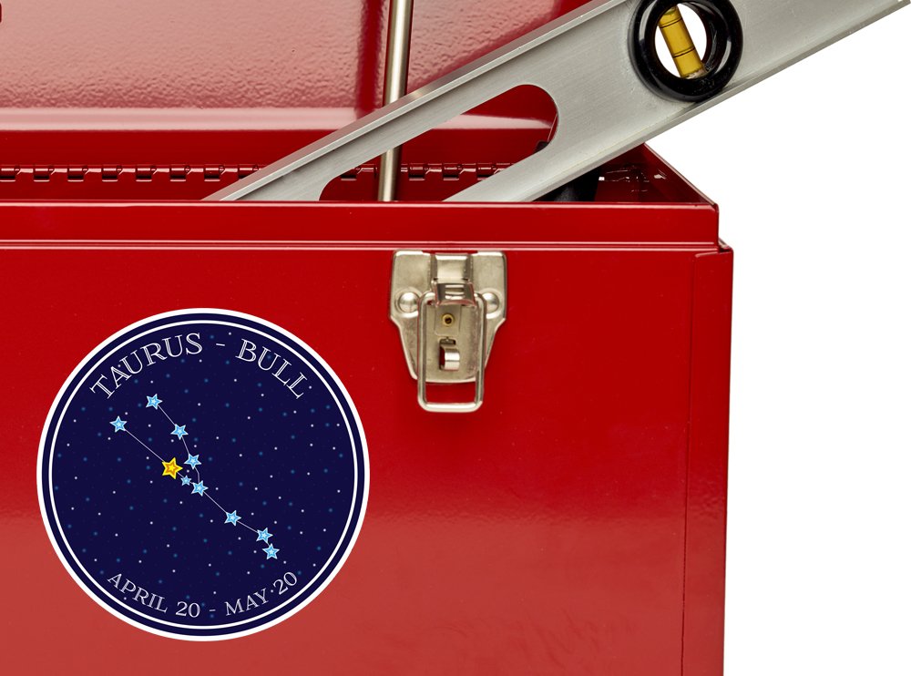 2 x 30cm/300mm Taurus - Bull Oroscopo costellazioni Adesivi vinilici #7473