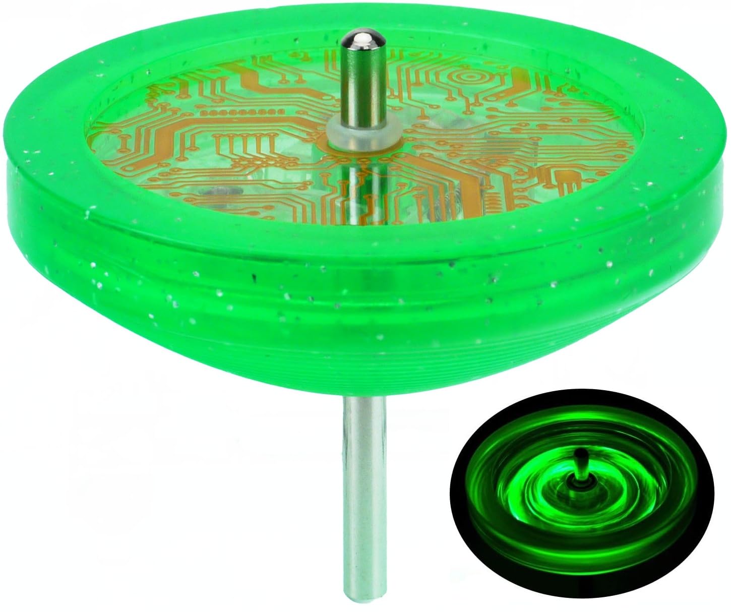 Amazon.co.jp: スピンギア 世界大会認定 光るこま ヒバリ LED こまひも