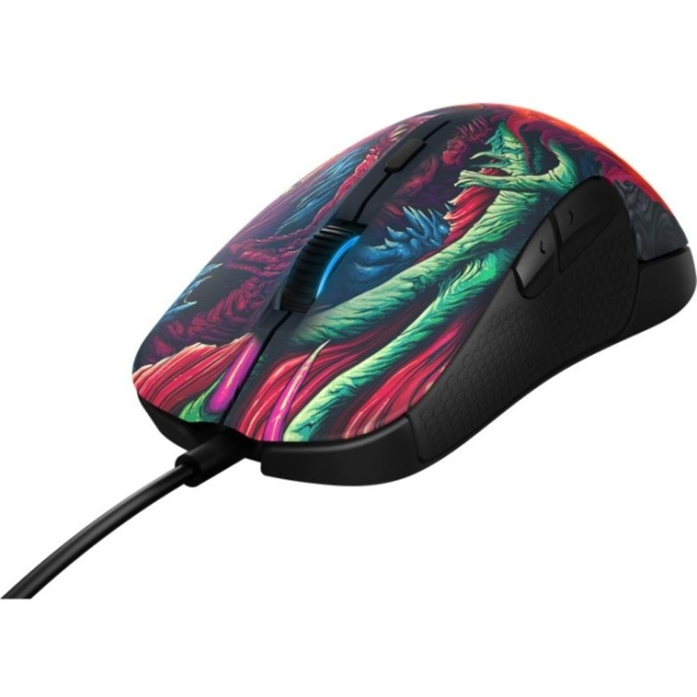 ゲーミングマウス SteelSeries Rival 300 Black 62351 w17b8b5 SteelSeries Rival 300 Optical Gaming Mouse, Black - Walmart.com