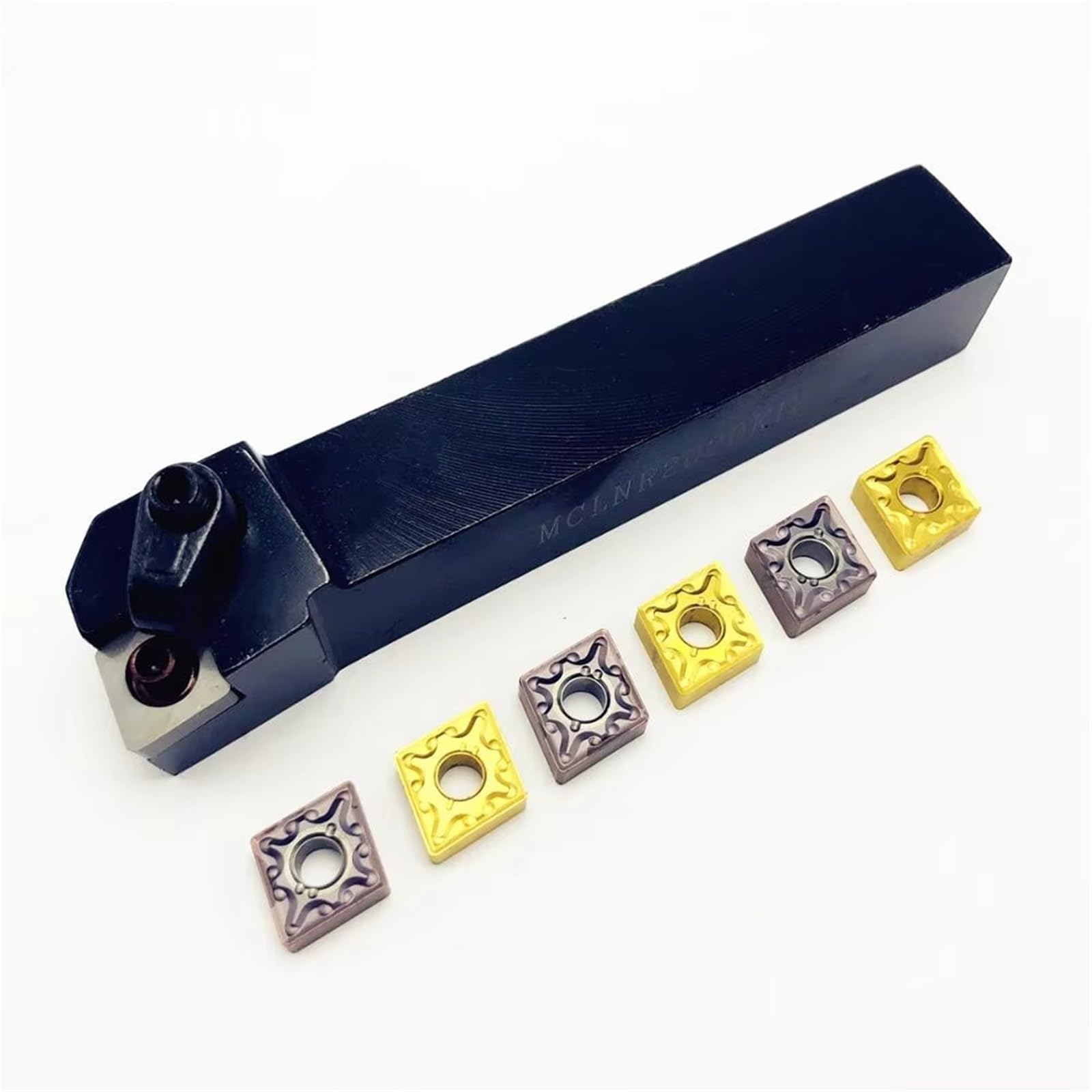 Barra De Herramientas Para Torno CNC MCLNR/L2020K12 De 16 Mm, 20 Mm Y 25 Mm, Portaherramientas Externo Para Insertos CNMG120404/08 Herramienta de Torno(120408 MA UE6020,MCLNL2020 K12)
