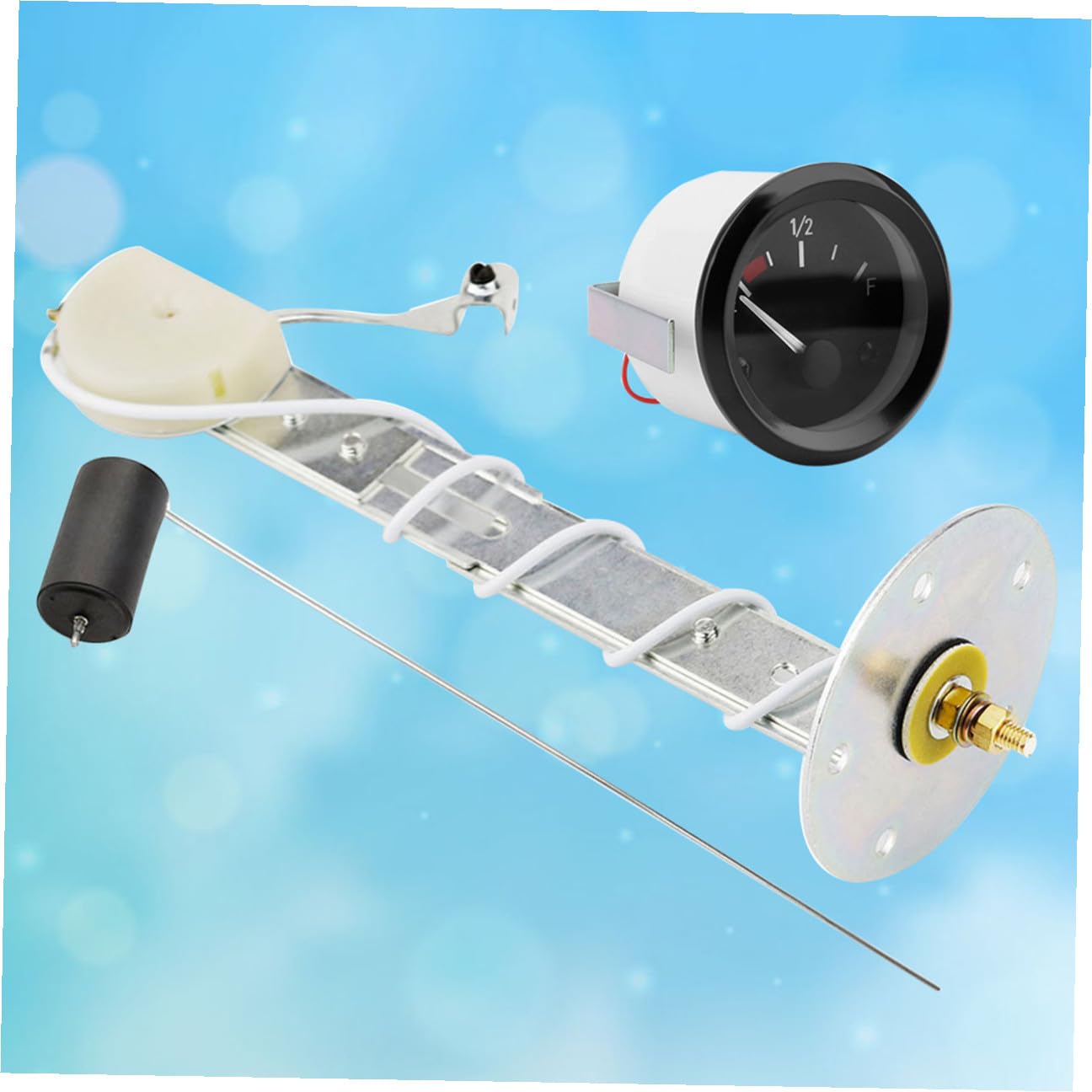 Alipis 12v Oil Level for Cars Automotive Gauge Led Display Accurate Measurement Range Compatible Vehicles