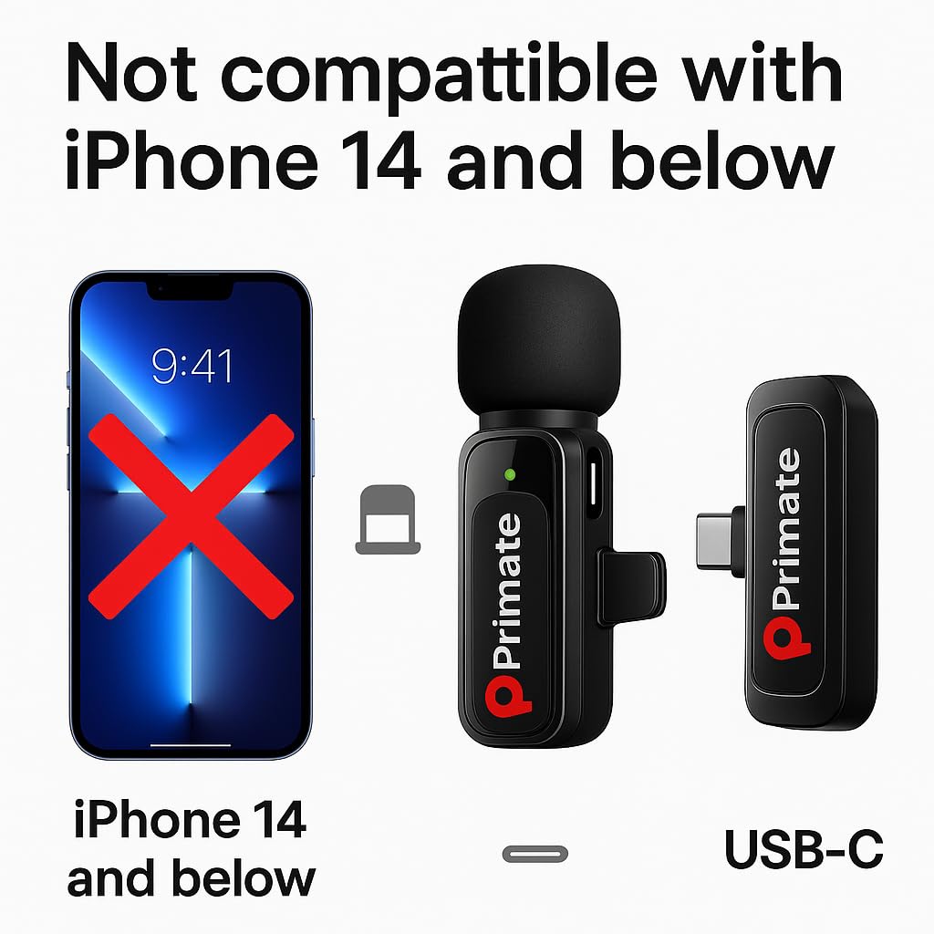 New Year Sale Primate Wireless Omnidirectional Lapel Microphone – Noise Ca... 3 New Year Sale Primate Wireless Omnidirectional Lapel Microphone – Noise Ca...