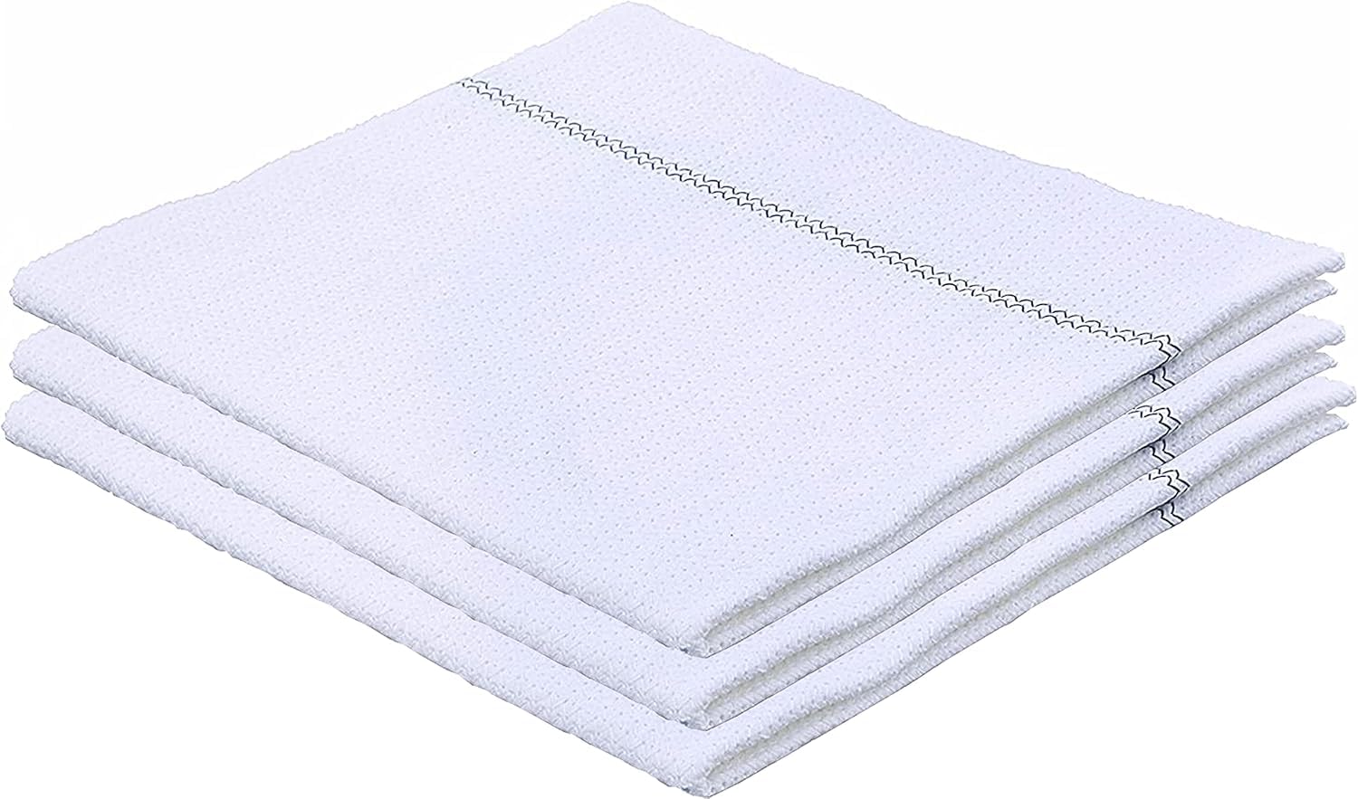 Superio Toalla de Microfibra para fregona, paño Blanco para fregona de Estilo Cubano, Esponja israelí, Cocina, Limpieza de baño, Azulejos, Piedra, Madera, Lavado de Pisos, Toalla de Secado, 18 x 24
